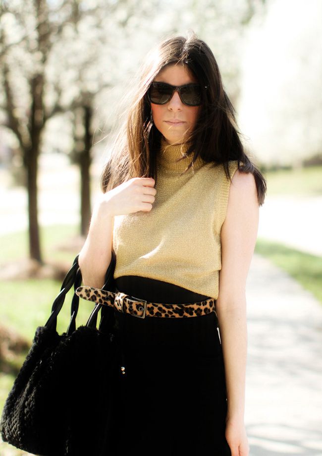 Calvin Klein, Fashion, Pencil Skirt, Balenciaga Sandals