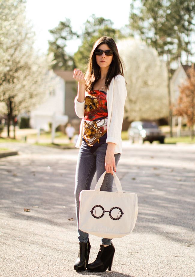 Fashion, Sam Edelman Balenciaga boots, James Jeans, Skinny Jeans, Hermes scarf