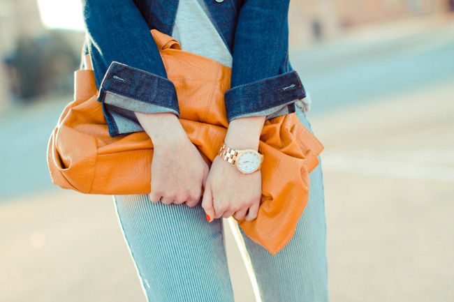 Alexander Wang Tank, Marc Jacobs watch, Sold Design Lab jeans, LAMB sandals, Gap Fashion outfit