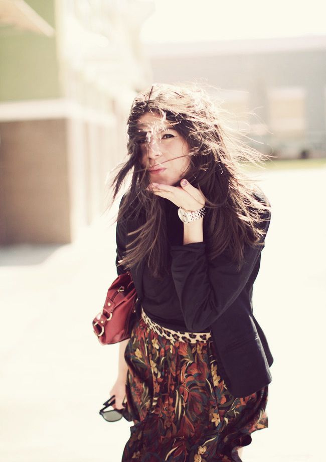 Vintage skirt, Leopard belt, Urban Outfitters, James Perse Turtleneck, Pierre Hardy Gap wedges