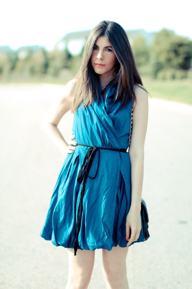 Dress, Fashion, LAMB sandals, Vintage Chanel bag