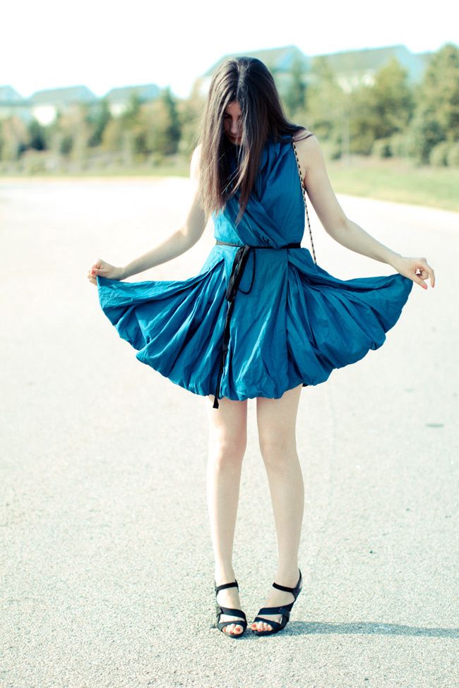 Dress, Fashion, LAMB sandals, Vintage Chanel bag
