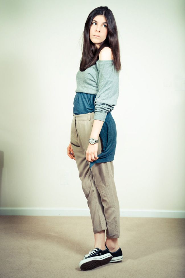 American Apparel raglan, Fashion, Converse sneakers