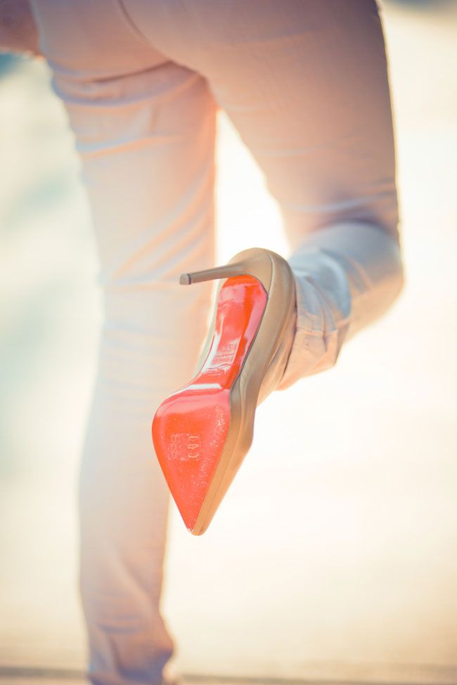 Christian Louboutin Pigalle 120 Patent Pumps, Nude Christian Louboutin Shoes, Christian Louboutin Heels, Red Sole Louboutin Shoes