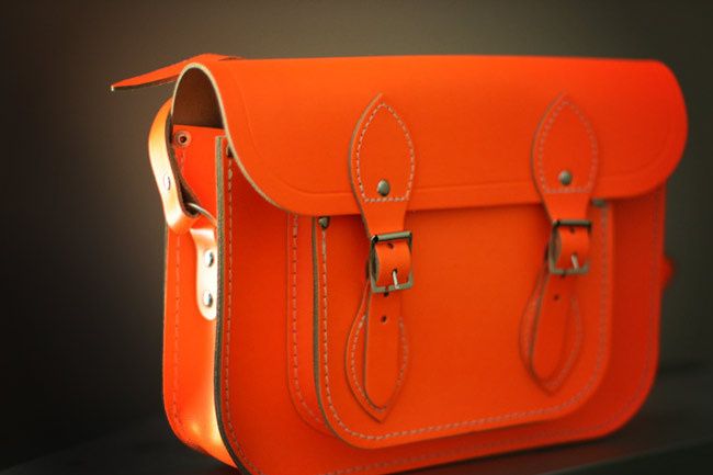 Cambridge Satchel Company Fluorescent Neon bag, Fashion, Elle magazine