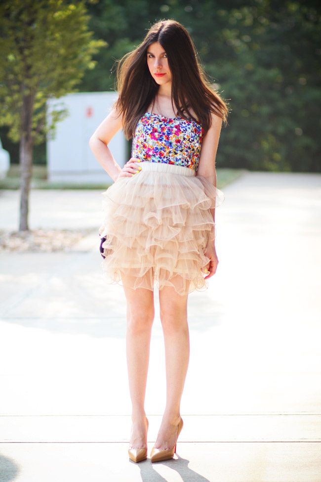 Carrie Bradshaw tutu, Sex and the City inspired fashion, Christian Louboutin Pigalle, ballerina style, ballet