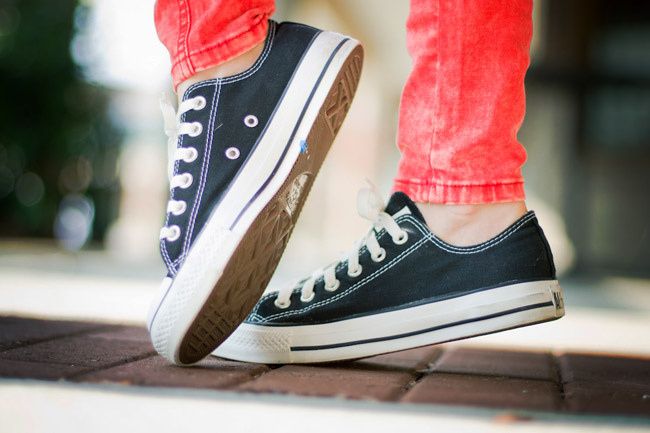 Converse All Star, Red Skinny Jeans, Brashy Couture, Fashion Outfit