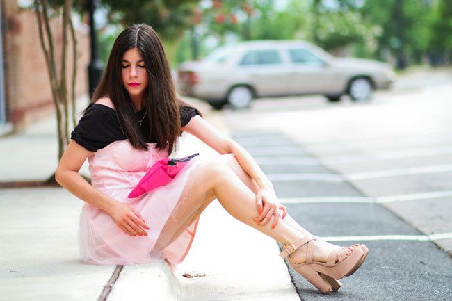 Tulle Prom dress, Sweetheart neckline, Pink dress, Fashion outfit