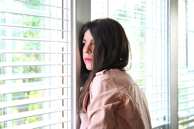 Bebe skinny jeans, Pink Leather Jacket, Fashion Outfit, Ippolita turquoise ring