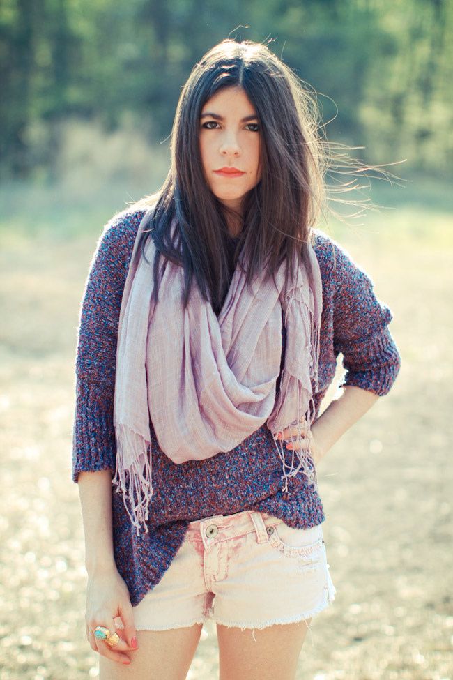 Isabel Marant pink shorts inspired Isabel Marant Sweater, YSL Arty Oval Ring in Turquoise, Fashion outfit