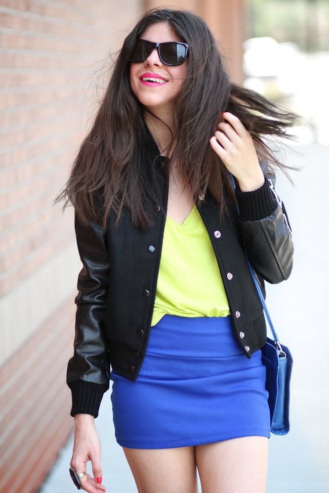 American College Varsity Jacket, Chuck Taylor Converse, Fashion Outfit