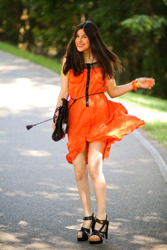 Sheer Dress, Christian Dior sunglasses, Balenciaga sandals, Marc Jacobs gold watch, Nixon watch, Fashion Outfit, Gucci Spring 2011 Tassel Dress
