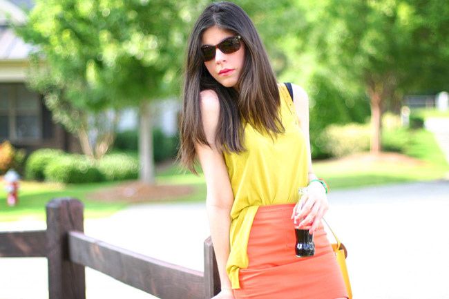 Color Blocking Fashion, Coca Cola, Outfit Style