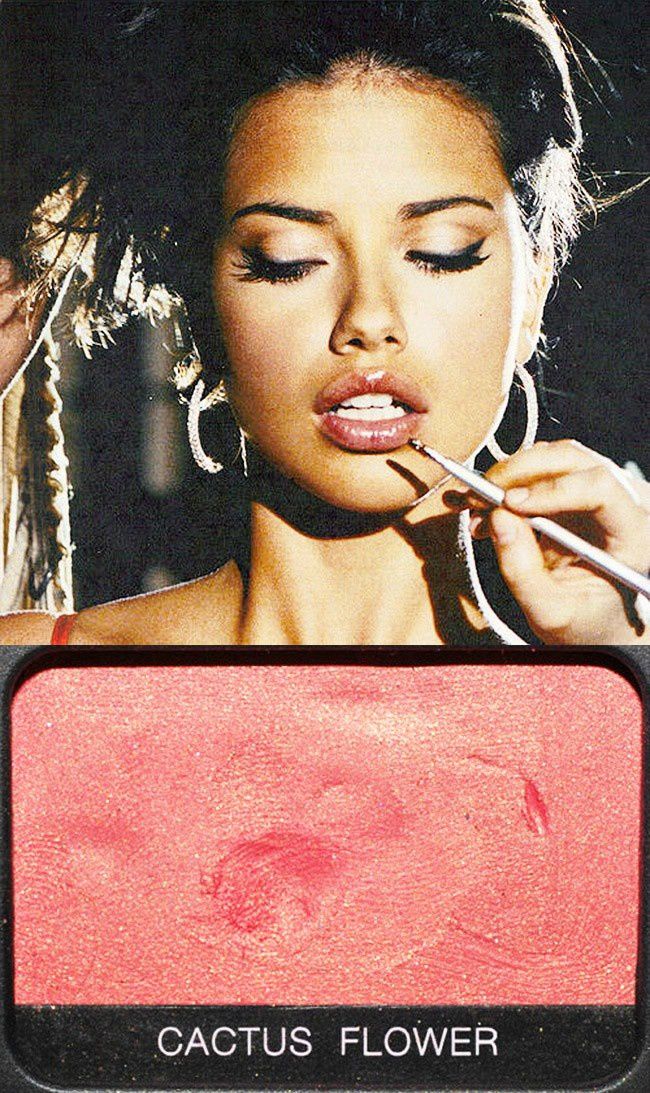 Adriana Lima, Bronze makeup and beauty, Nars eyeshadow