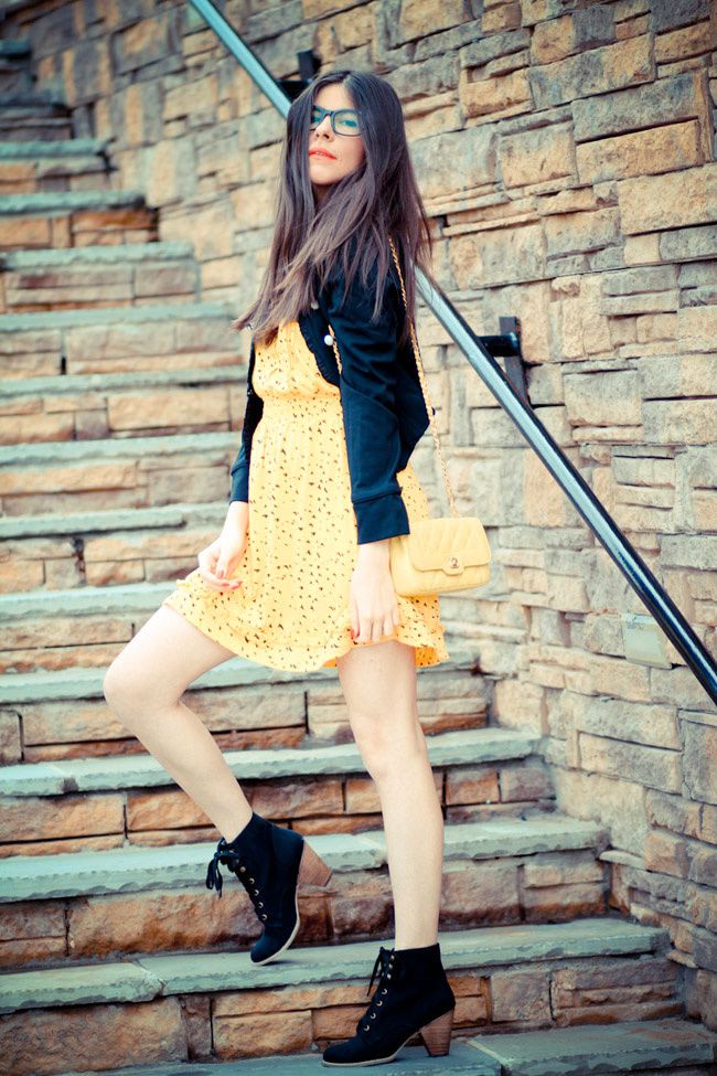 Fashion outfit, Modcloth, Chanel bag