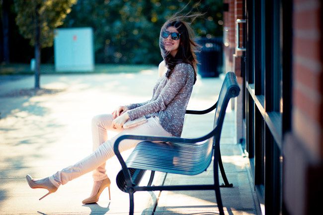 Fashion outfit, Christian Louboutin Pigalle 120