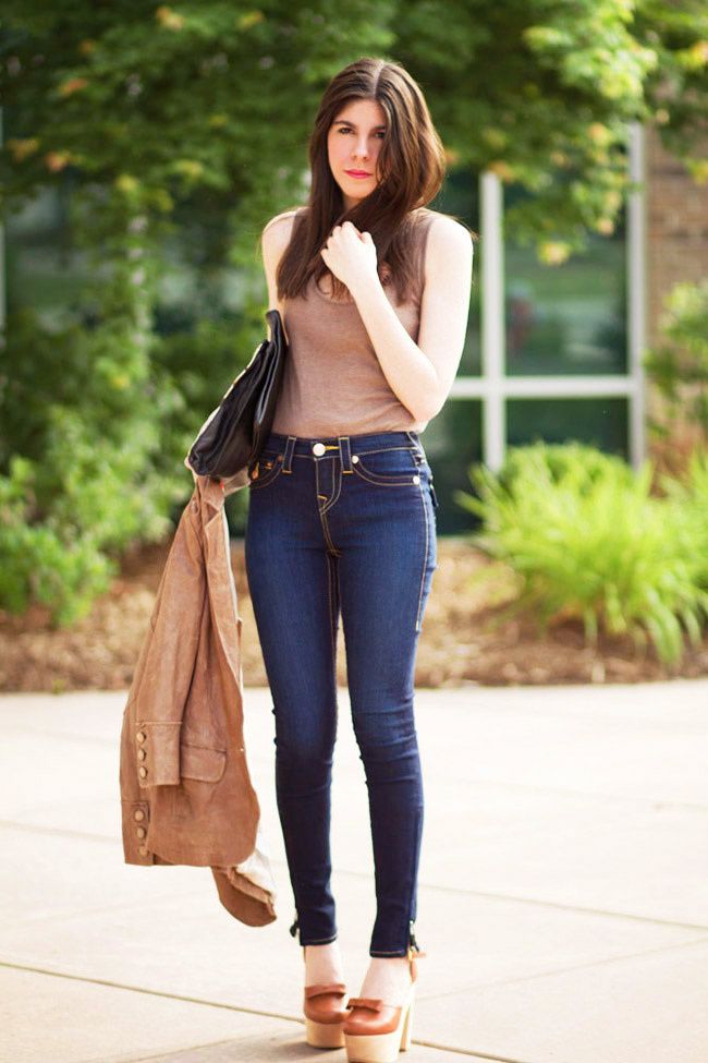 True Religion Skinny Jeans, Leopard print, Chloe Sevigny Opening Ceremony Mary Janes, Isaac Mizrahi, Fashion outfit