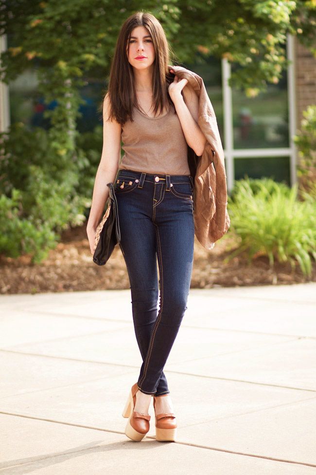 True Religion Skinny Jeans, Leopard print, Chloe Sevigny Opening Ceremony Mary Janes, Isaac Mizrahi, Fashion outfit