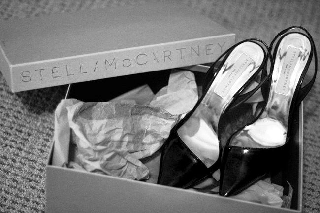 Stella McCartney Patent Morgana heels, Fashion, Shoes