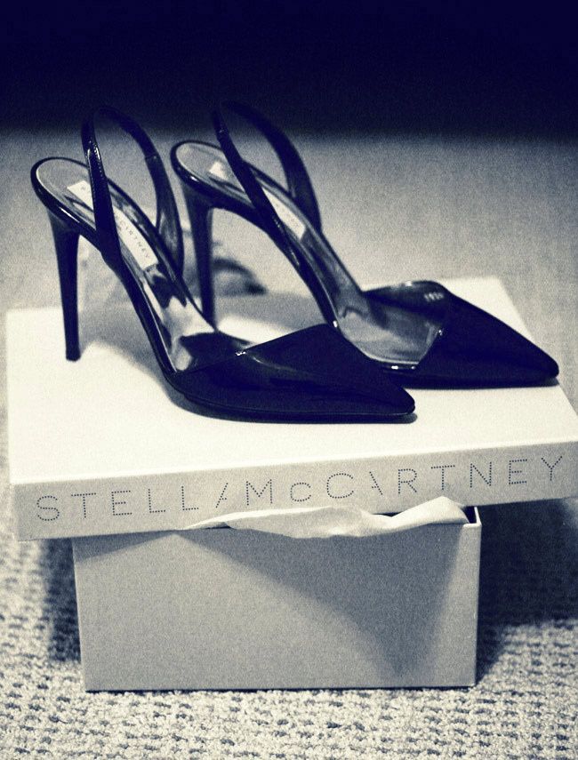 Stella McCartney Patent Morgana heels, Fashion, Shoes