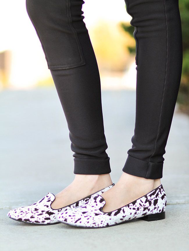 American Apparel riding pants, Aldo dalmatian print loafers, Varsity Jacket with Leather sleeves, Fashion Outfit
