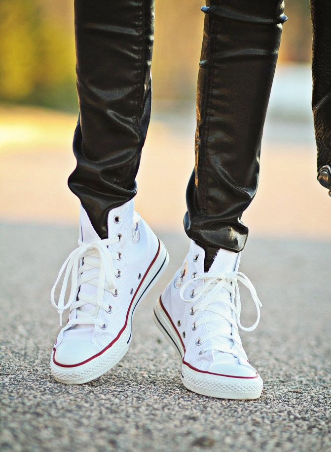 Chuck Taylor Converse Hi Top Sneakers, Alexander Wang Diego bucket bag, Fashion