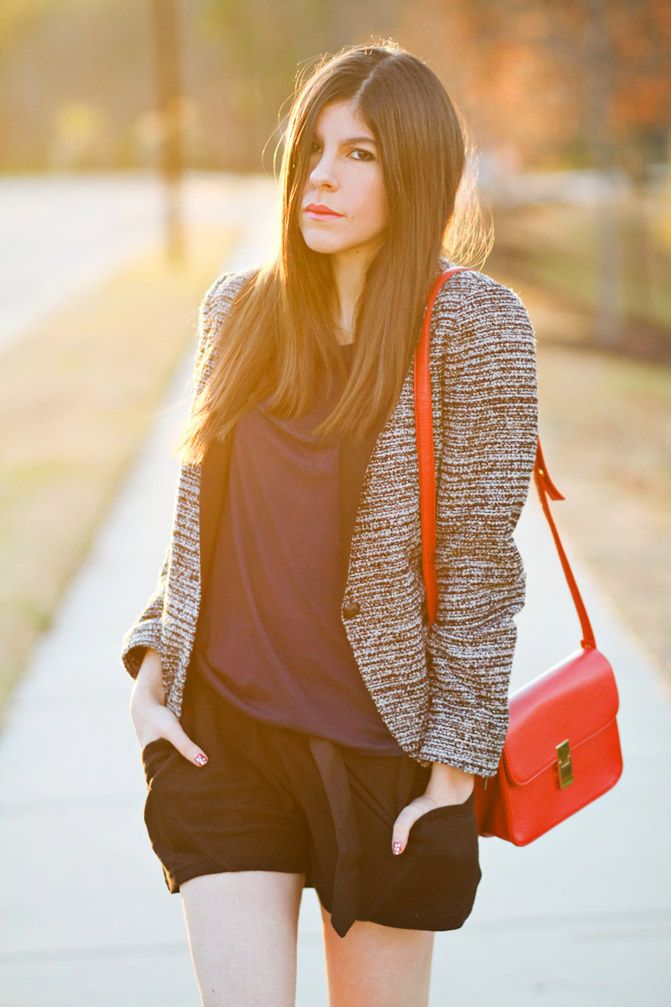 Stylemint, Zara blazer, Velvet loafers, Celine red bag, Mary Kate and Ashley, Fashion outfit