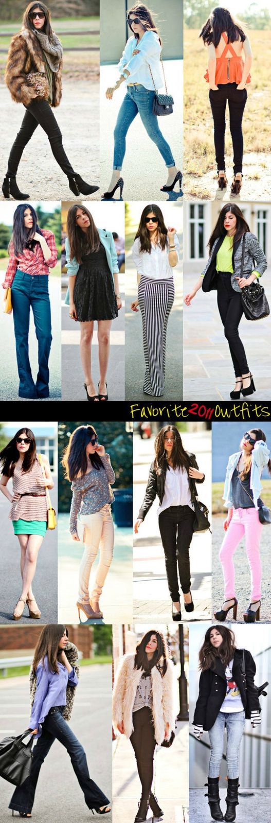 Fashion Best Outfits 2011 Collage