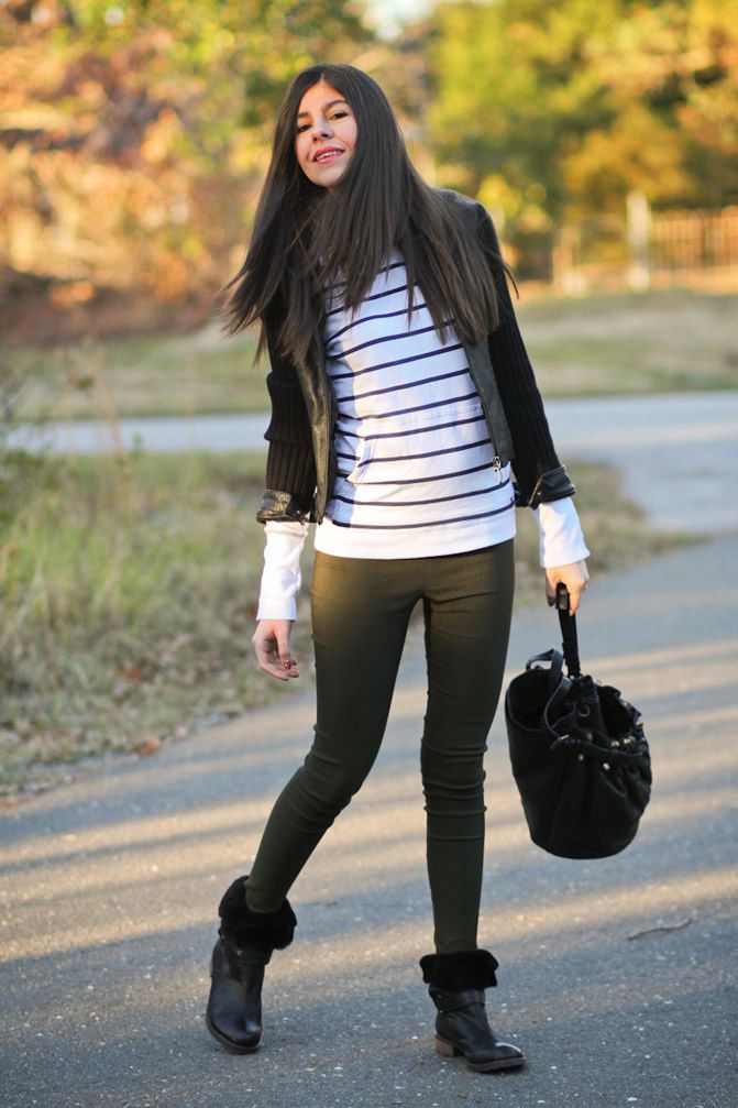 Miranda Kerr Style, Alexander Wang Diego Bucket bag, Matt Bernson boots, Fashion Outfit