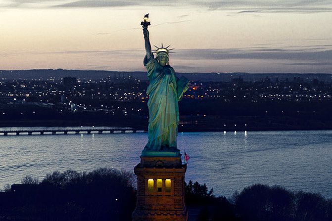 New York Fashion Week, Statue of Liberty, Empire Hotel