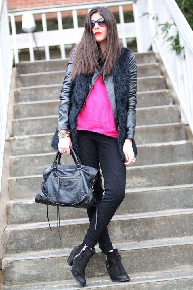 Armani, Neon Pink, Balenciaga classic city, Fluo Fashion, American Apparel, Topshop ambush