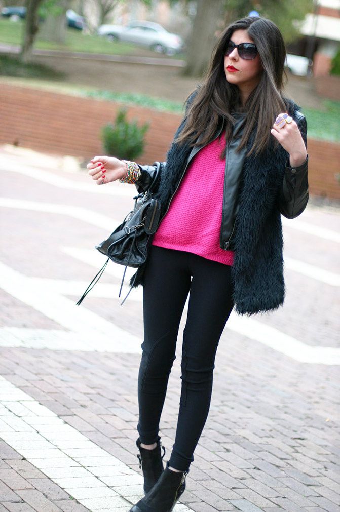 Armani, Neon Pink, Balenciaga classic city, Fluo Fashion, American Apparel, Topshop ambush