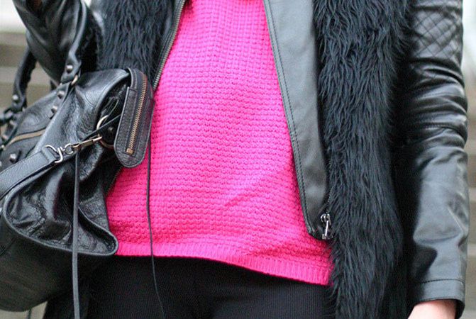 Armani, Neon Pink, Balenciaga classic city, Fluo Fashion, American Apparel, Topshop ambush