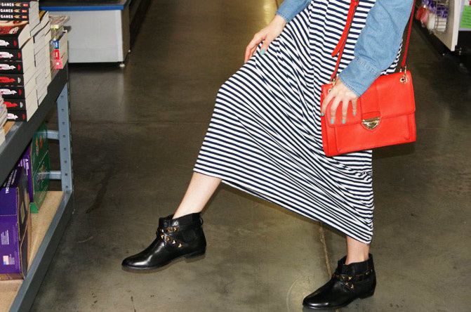 maxi dress, studded ankle boots, asos, the hunger games, banana republic