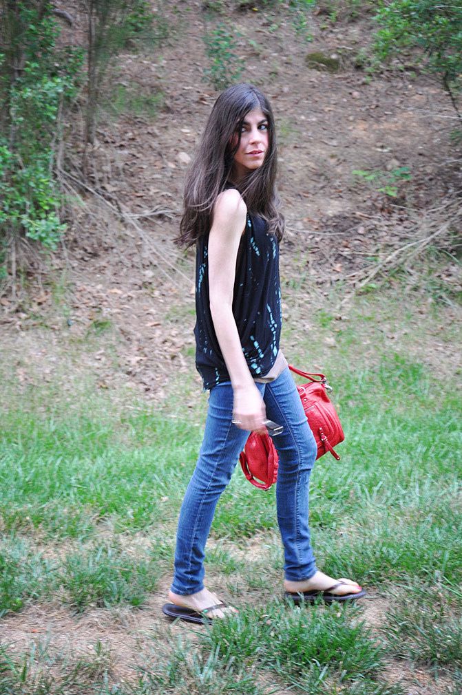 sanuk sandals, lancaster paris bag, karen london jewelry, fashion, outfit