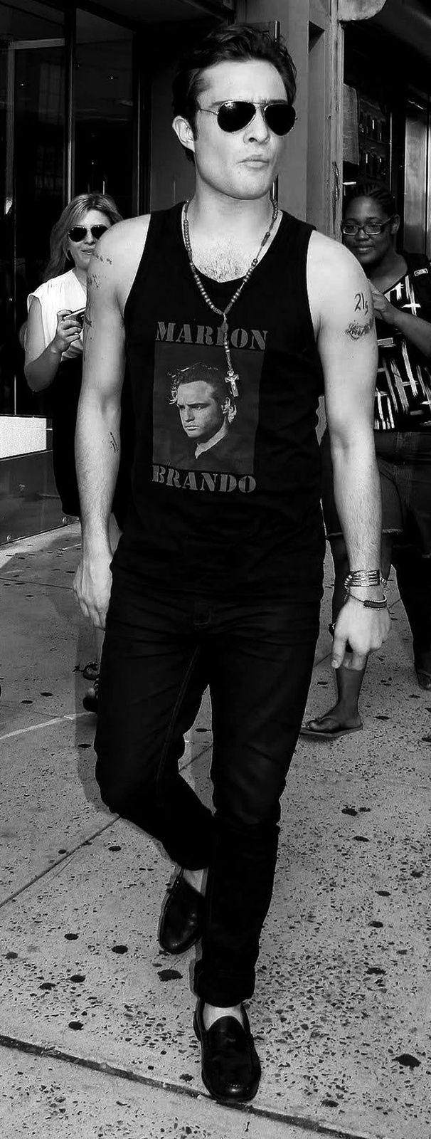 Ed Westwick, Chuck Bass is Marlon Brando, Gossip Girl