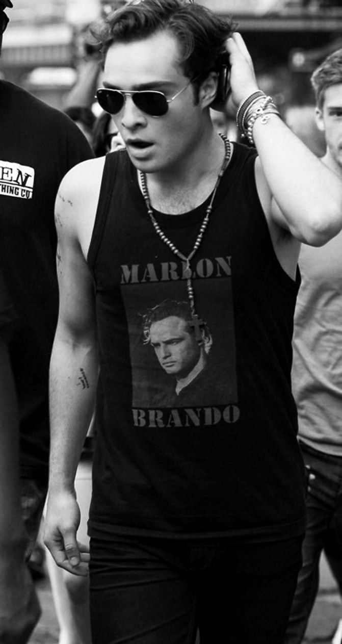 Ed Westwick, Chuck Bass is Marlon Brando, Gossip Girl