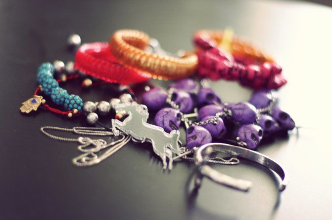 Jewelry, Turquoise, silver unicorn, red hamsa, fashion