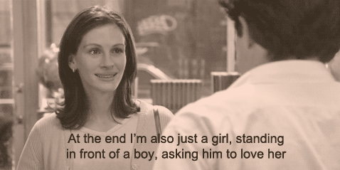 Notting Hill - Hugh Grant, Julia Roberts.. enough said. Notting Hill - Hugh Grant, Julia Roberts.. enough said.