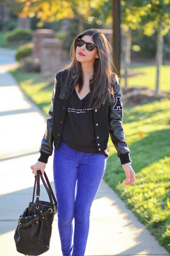 Senso ankle boots, Alexander Wang Diego Bucket Bag, Fashion, Varsity Jacket