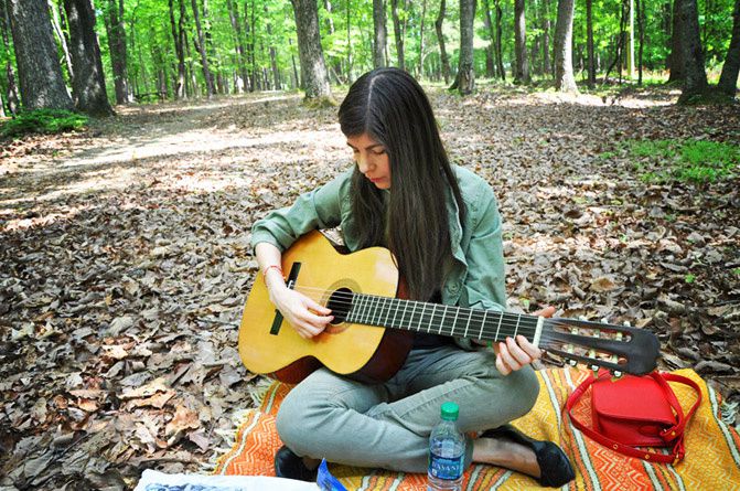 Celine red bag, Hudson jeans, Fashion Outfit, Guitar, Hippie fashion, Chick Fil A
