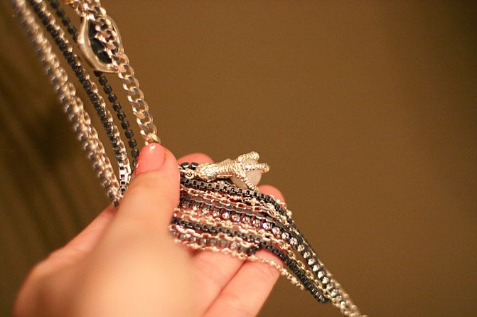 Talon Necklace and Initial Necklace, Fashion Jewelry