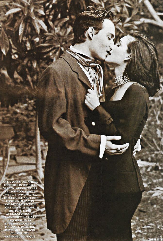 Johnny Depp and Winona Ryder style, Fashion, Love