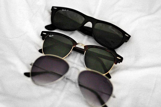 ray ban wayfarer aviator sunglasses