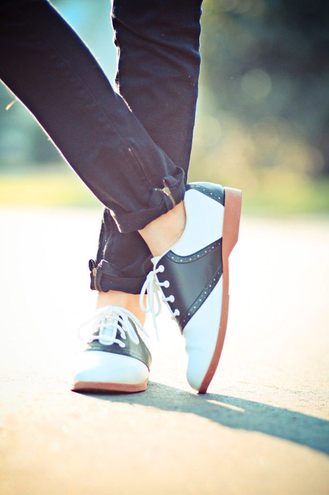 Saddle shoes, fashion, fifties fashion, shoes