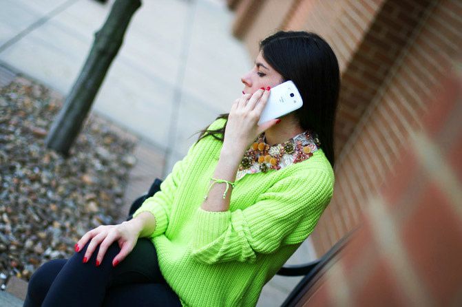 fluo fashion, neon, leopard print