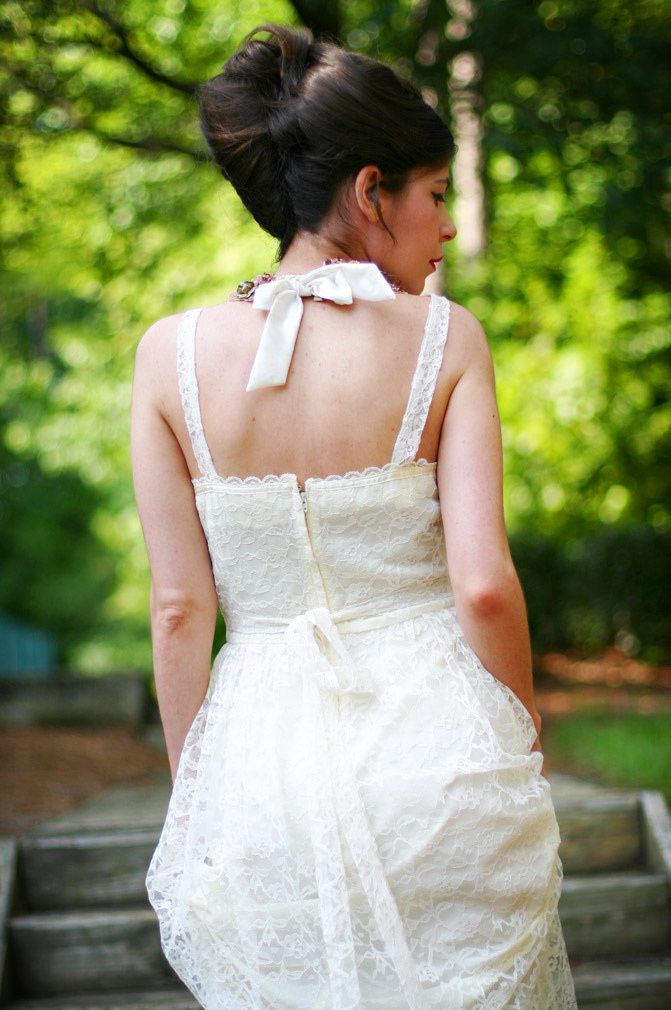 maxi lace dress, alexander wang wedge sandals, statement necklace, audrey hepburn hairstyle