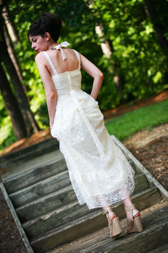 maxi lace dress, alexander wang wedge sandals, statement necklace, audrey hepburn hairstyle