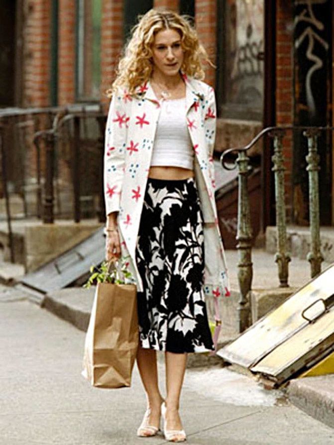 Style Icon Carrie Bradshaw On Sex And The City