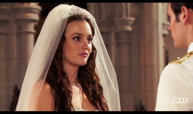gossip girl wedding blair waldorf, weddings, fashion